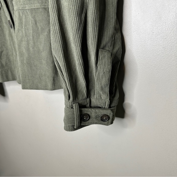 Avec Les Filles Oversized Green Corduroy Jacket - Picture 3 of 8